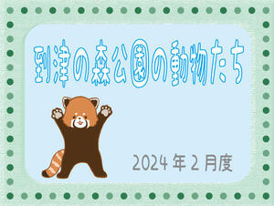 到津の森公園の動物たち（2024年2月度）｜ニュース＆トピックス｜到津の森公園